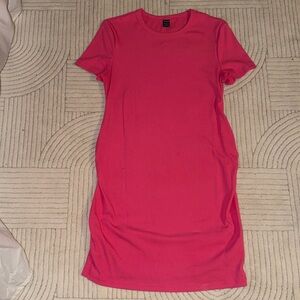 SHEIN Pink T-Shirt Dress